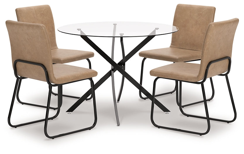 Ashley Express - Pharwynn Dining Table and 4 Chairs