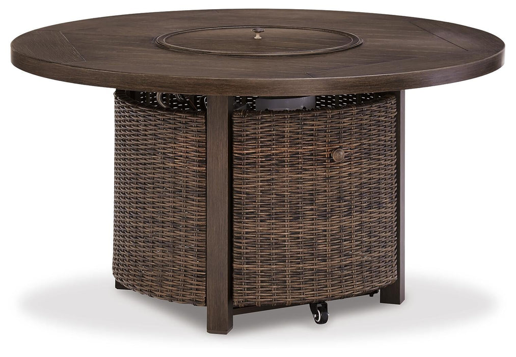 Paradise Trail Round Fire Pit Table