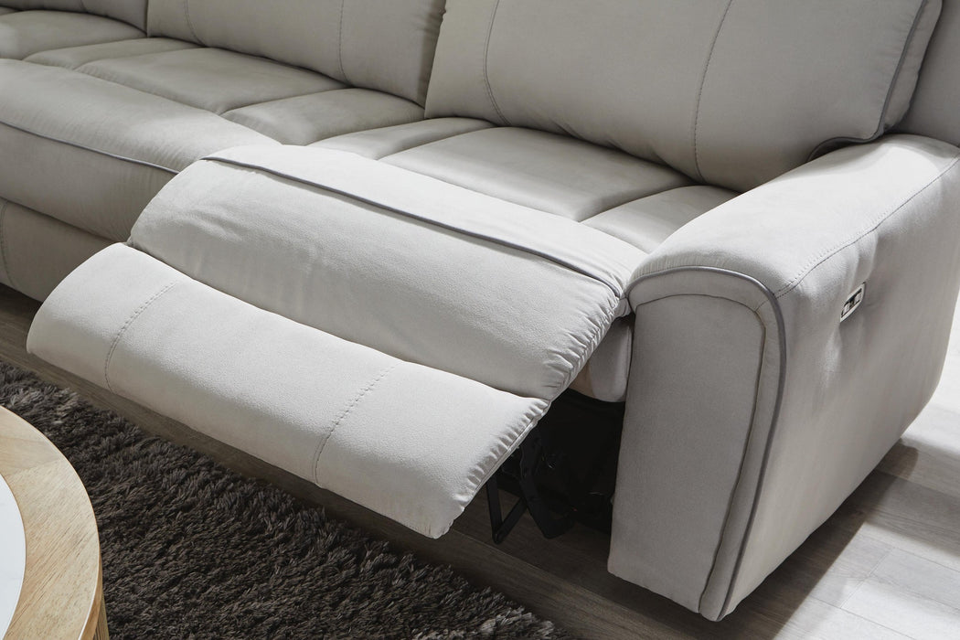 Social Pointe 6-Piece Power Reclining Sectional