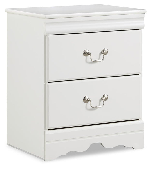 Anarasia Full Sleigh Headboard, Dresser, Mirror, Chest and Nightstand