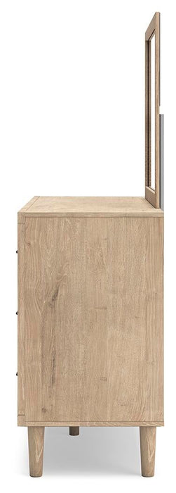 Cielden King Panel Headboard, Dresser and Mirror