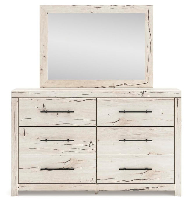Lawroy Twin Panel Headboard, Dresser, Mirror and Nightstand
