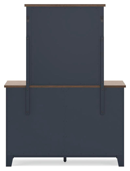 Landocken Twin Panel Headboard, Dresser and Mirror