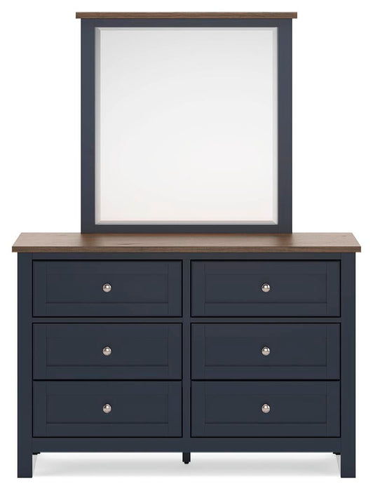 Landocken Queen Panel Bed, Dresser, Mirror, Chest and Nightstand
