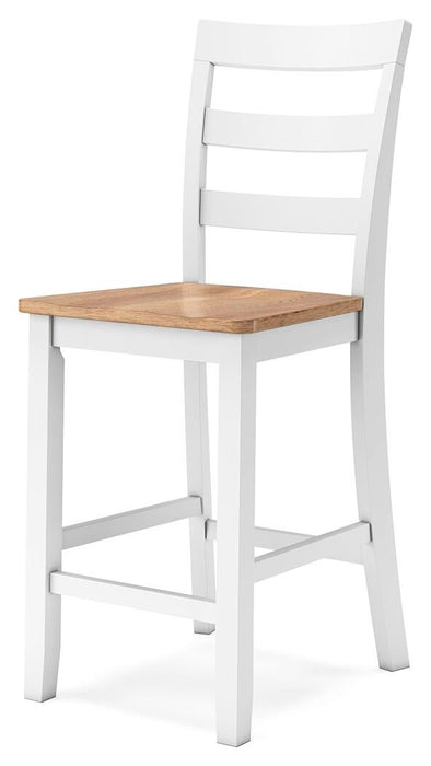 Ashley Express - Gesthaven Counter Height Dining Table and 2 Barstools