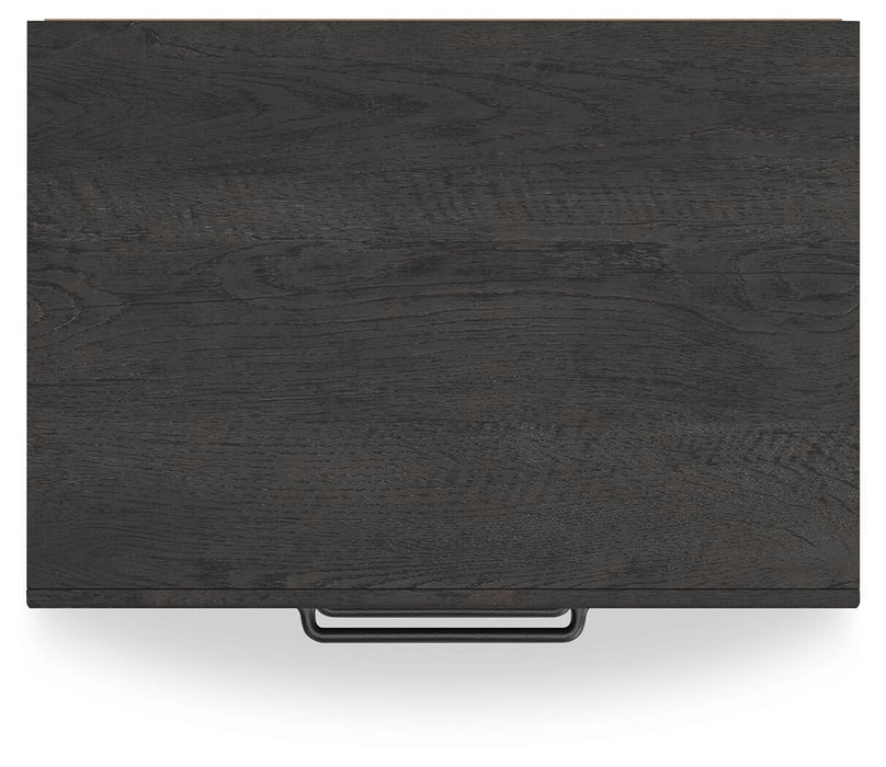 Hollivern Twin Panel Bed with Storage, Dresser, Mirror and Nightstand