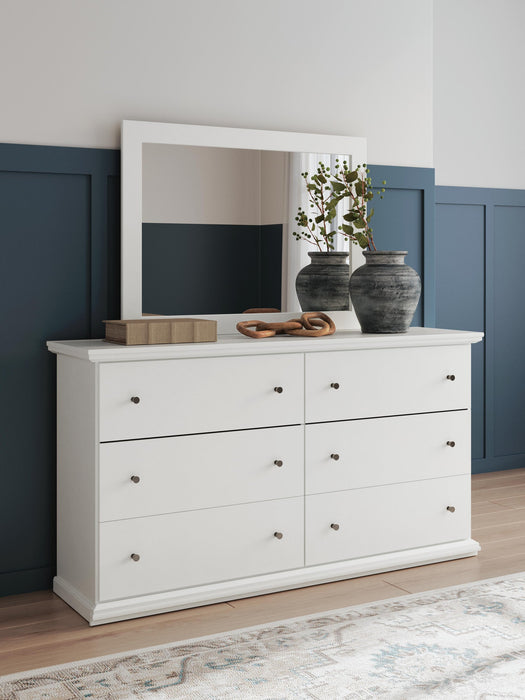 Bostwick Shoals Queen Panel Bed, Dresser, Mirror, Chest and Nightstand