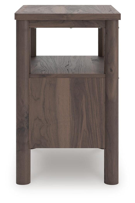 Pamytta King Upholstered Panel Platform Bed, Dresser, Mirror, Chest and Nightstand