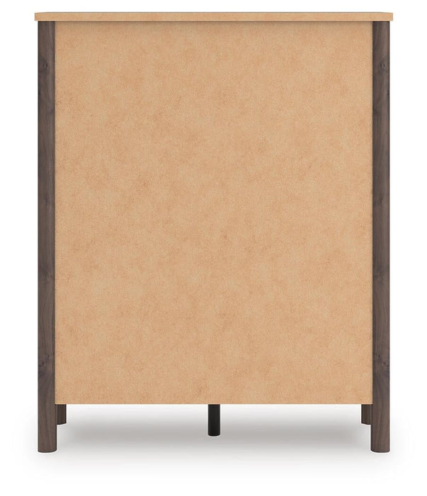 Pamytta Full Panel Bed, Dresser, Mirror, Chest and Nightstand