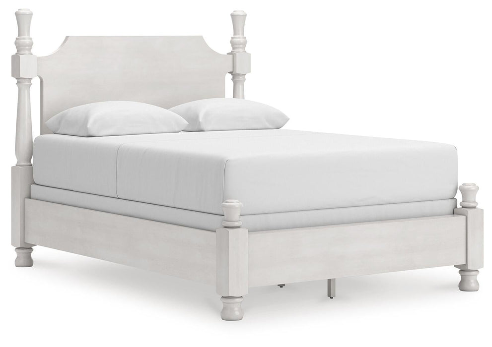 Rowlenstown Queen Poster Bed, Dresser and Mirror