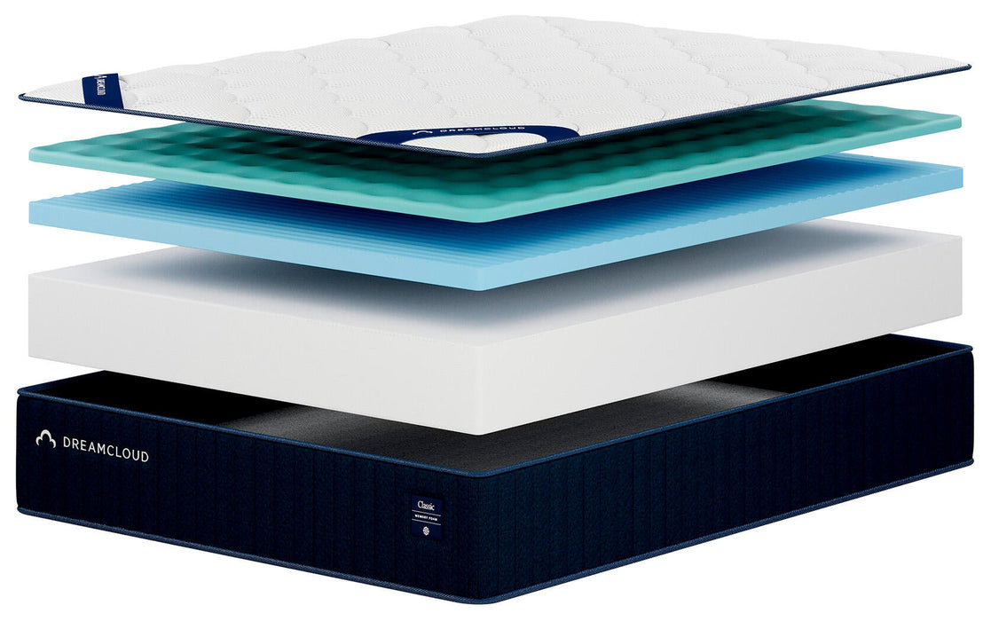 Ashley Express - Dreamcloud Classic Memory Foam Queen Mattress