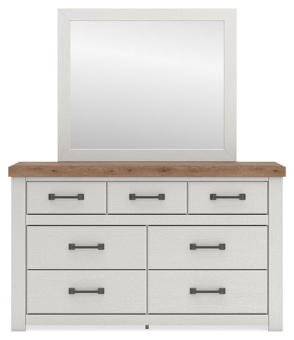 Savonport King Panel Storage Bed, Dresser, Mirror, Chest and Nightstand