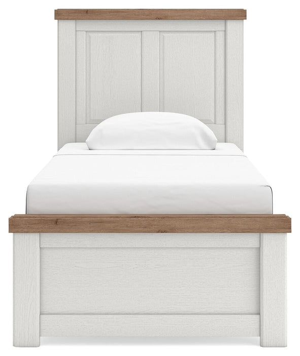 Savonport Twin Panel Bed, Dresser, Mirror, Chest and Nightstand