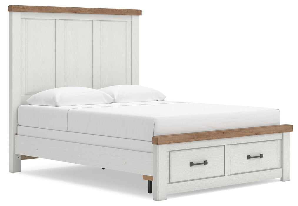 Savonport Queen Panel Storage Bed, Dresser and Mirror