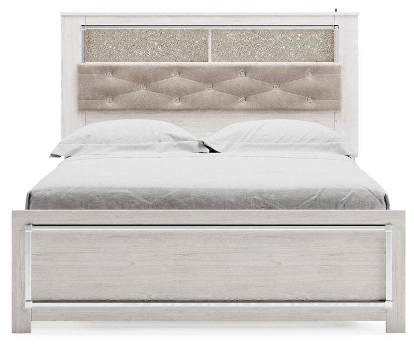 Altyra Queen Panel Bookcase Bed