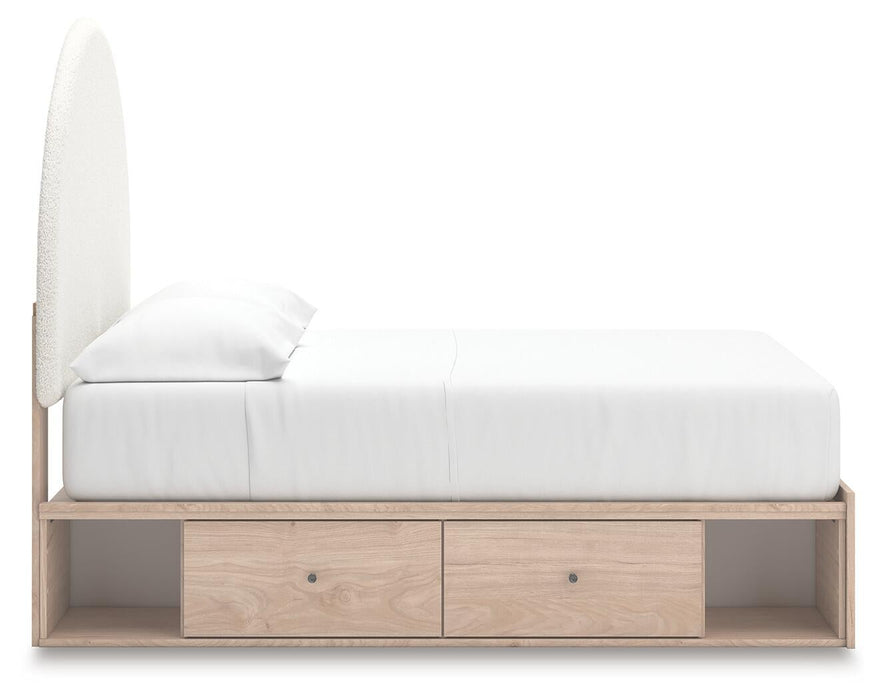 Arloster Full Upholstered Panel Bed with Storage