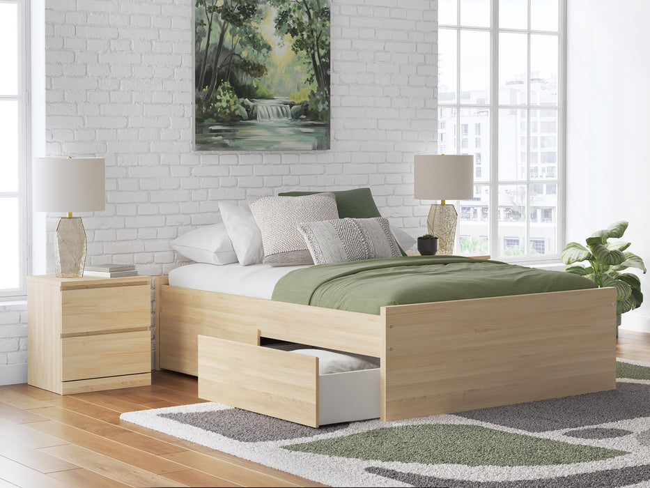 Ashley Express - Onita Full Platform Bed with 1 Side Storage
