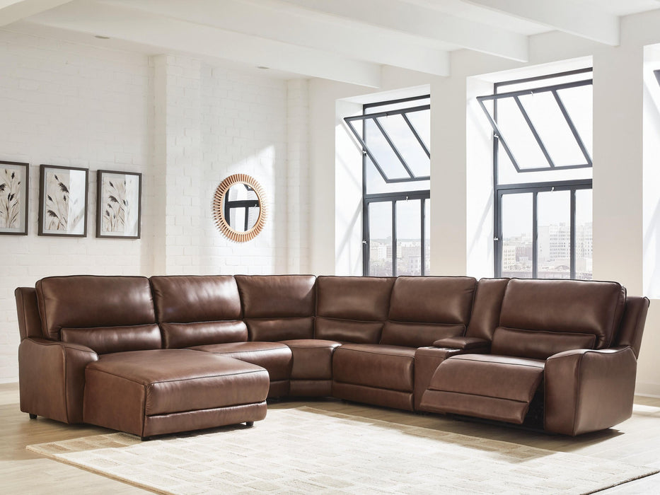 DeepWakes 6-Piece Power Reclining Sectional with Chaise