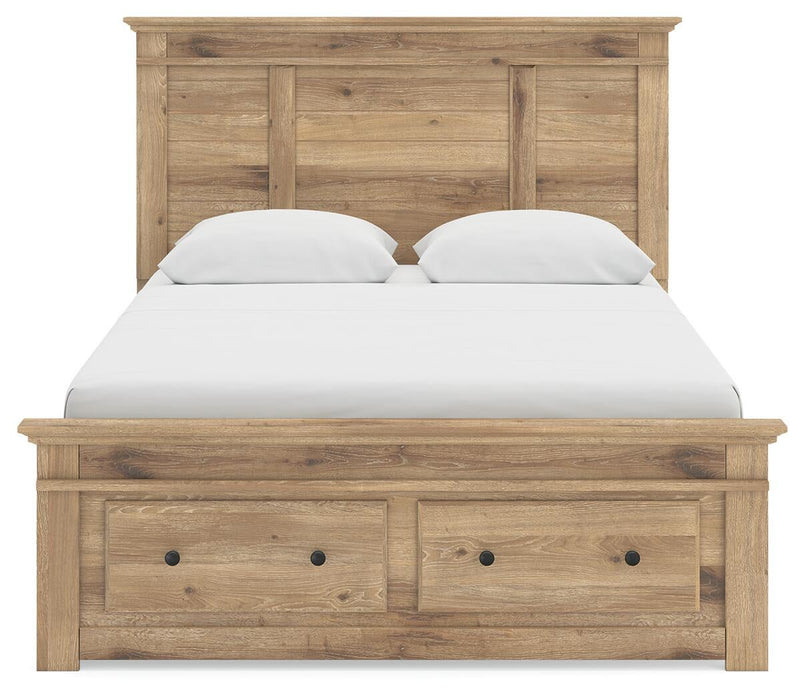 Makidern Queen Panel Storage Bed