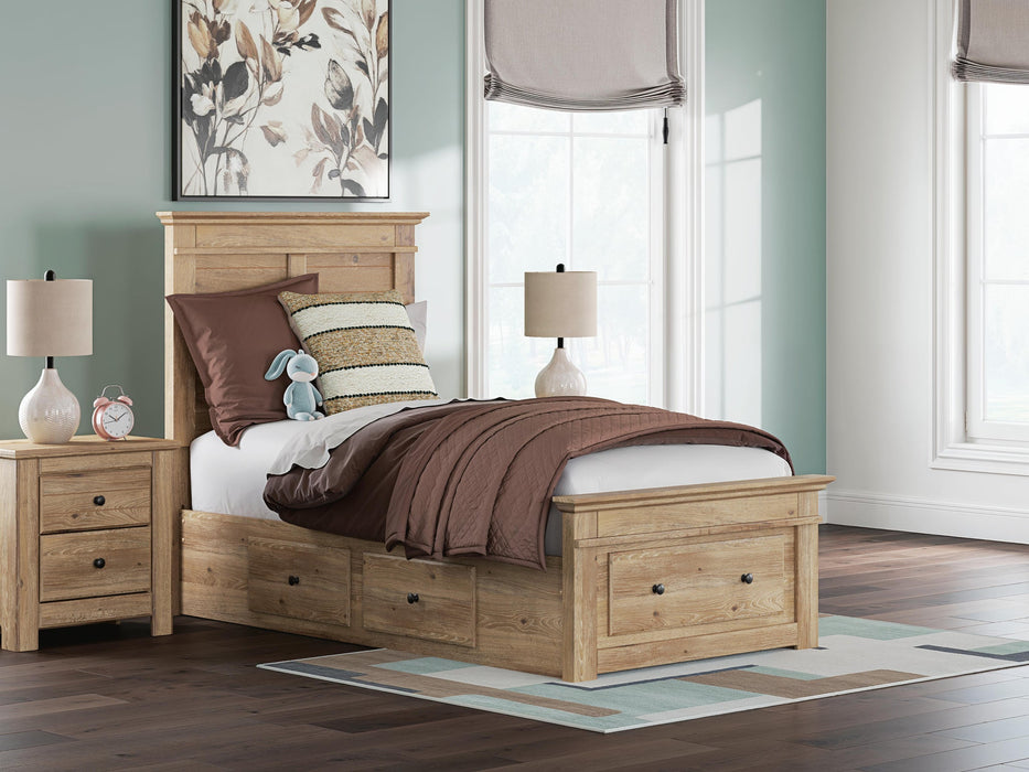 Makidern Twin Panel Storage Bed