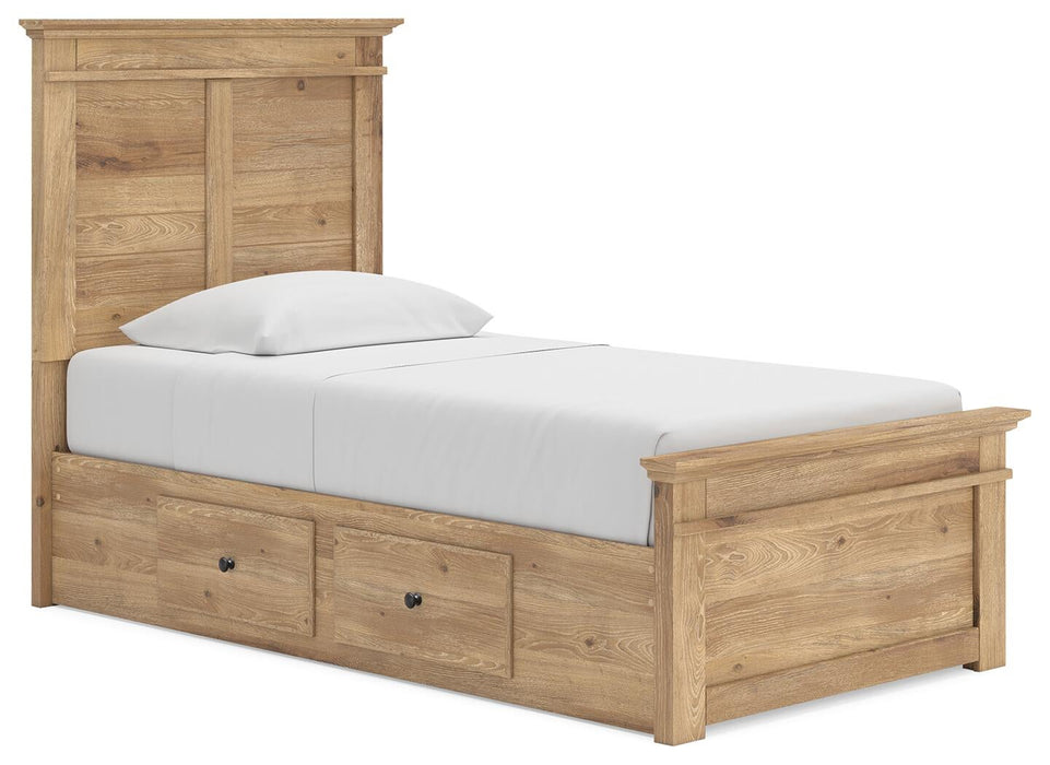 Makidern Twin Panel Storage Bed