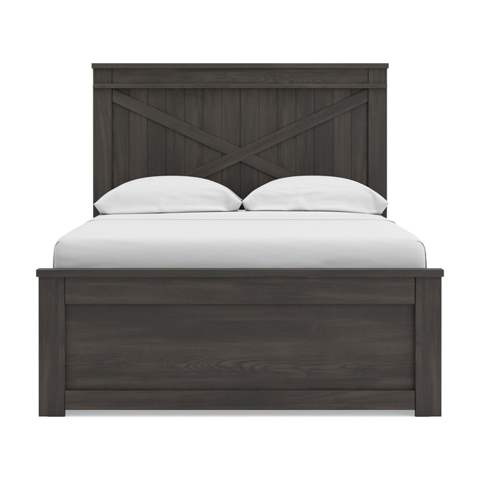 Ashley Express - Vonitta Bay Full Panel Bed with 2 Sided Storage