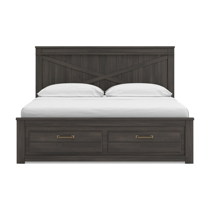 Vonitta Bay King Panel Storage Bed