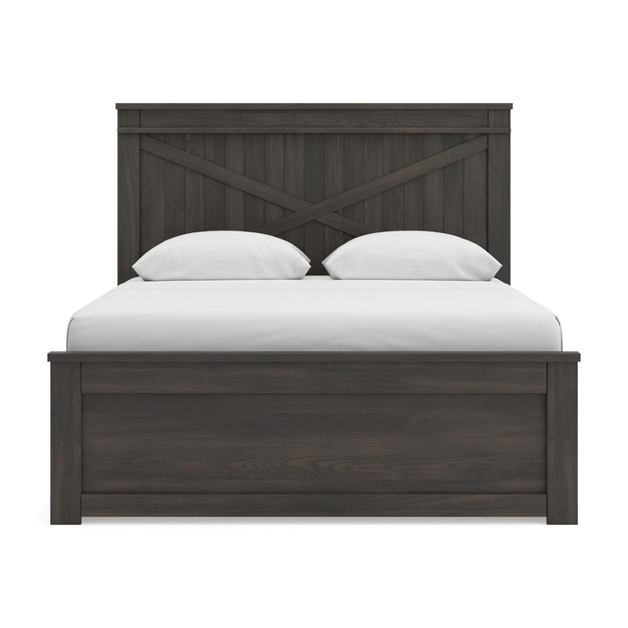 Ashley Express - Vonitta Bay Queen Panel Bed with 2 Sided Storage