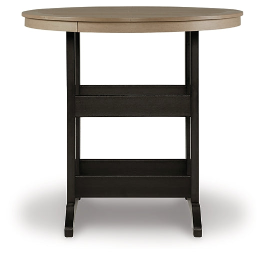 Ashley Express - Fairen Trail Round Bar Table w/UMB OPT