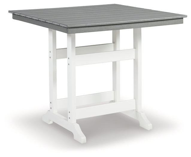 Ashley Express - Transville Outdoor Counter Height Dining Table and 2 Barstools