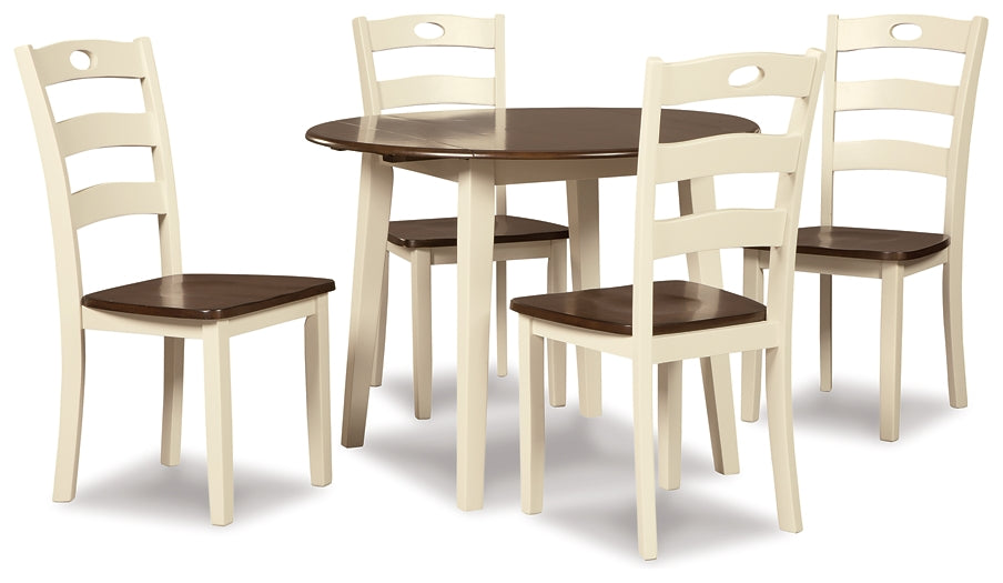 Ashley Express - Woodanville Dining Table and 4 Chairs