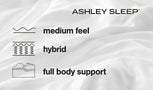 Ashley Express - Chime 10 Inch Hybrid Queen Mattress and Pillow