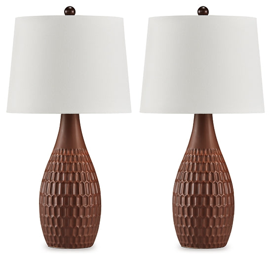 Ashley Express - Cartford Ceramic Table Lamp (2/CN)